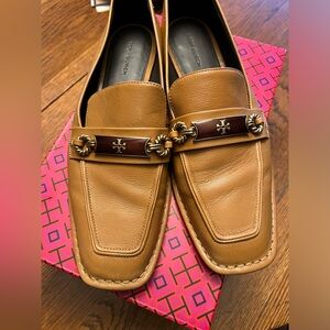 Tory Burch Perrine loafers, with pouch & box. Lightly used. Size 9